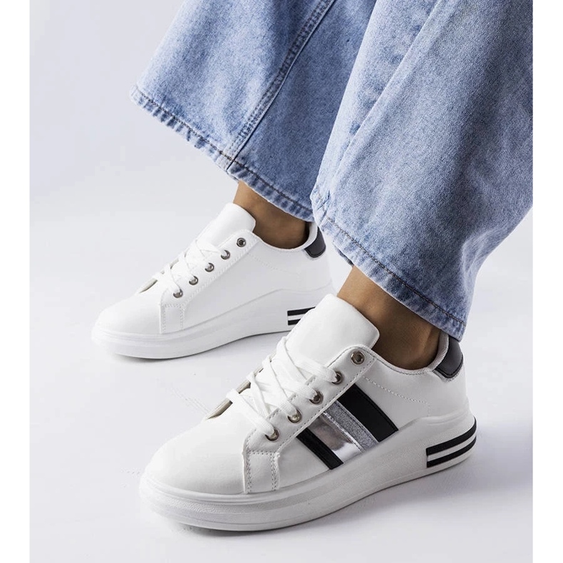 D/GMR Sacaton crno-bijele platform tenisice