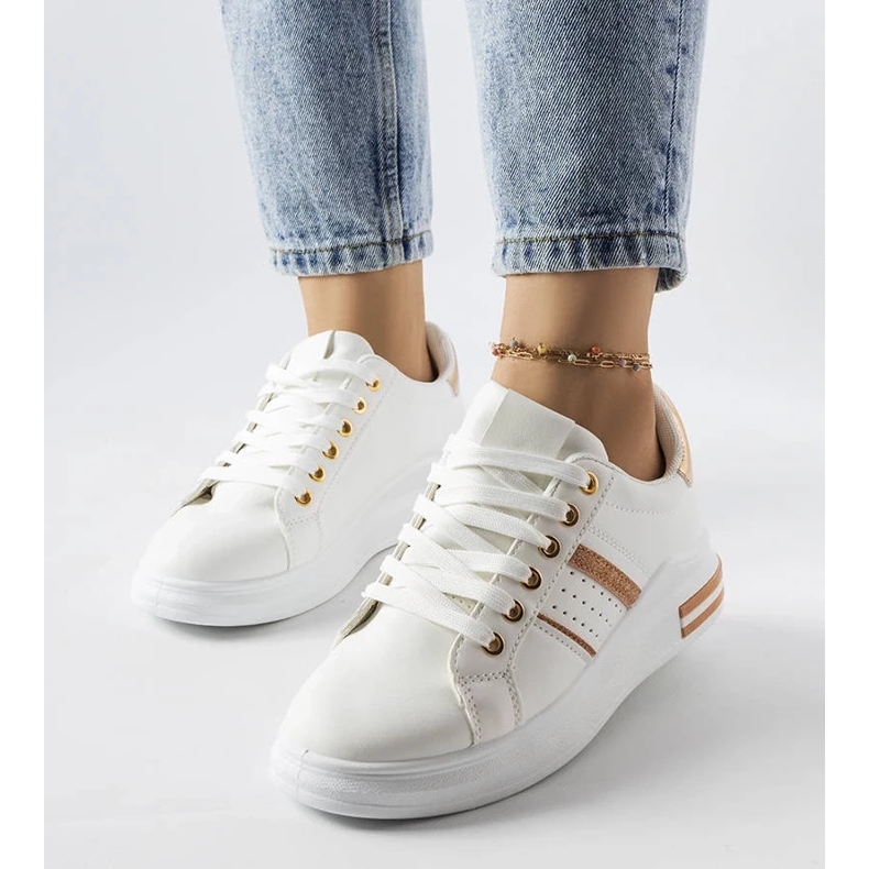 D/GMR Lanoie bijele platform tenisice