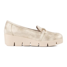 Goodin Golden Wedge Moccasins s lancem zlatni