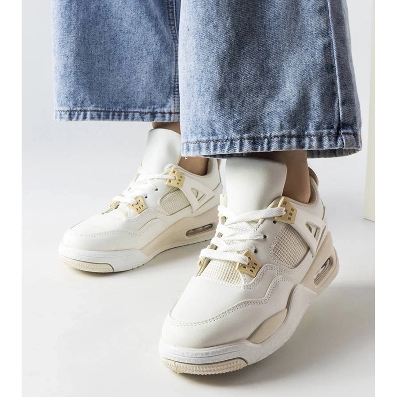 D/GMR Bež tenisice od kombiniranih materijala iz Malasa