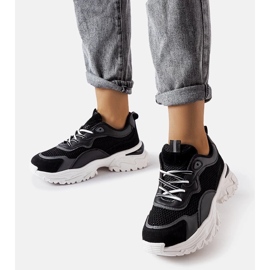 D/GMR Crne tenisice s vidljivim gazištem marke Rosita crna