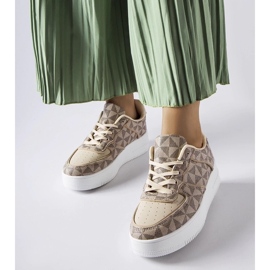 D/GMR Bež tenisice ukrašene monogramom Sands