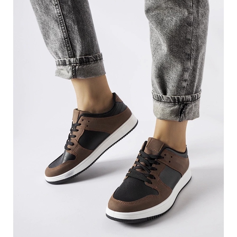 D/GMR Smeđe i crne Jacqueline tenisice smeđa