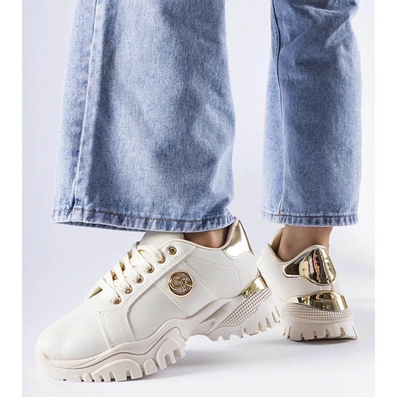 D/GMR Bež tenisice s masivnim Arpaia potplatom