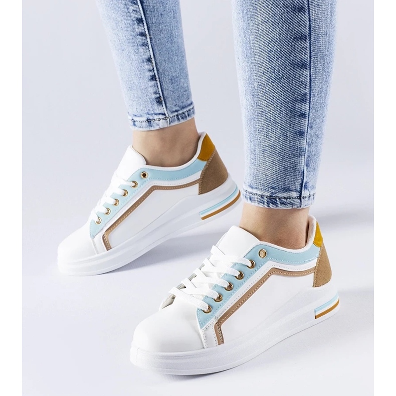 D/GMR Bijelo-plave Mayfield tenisice bijela