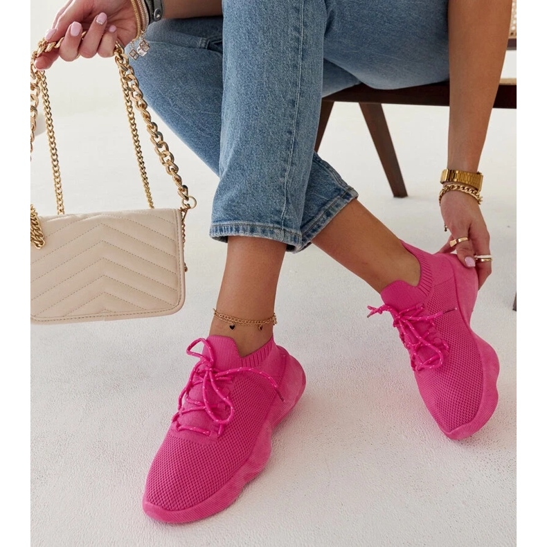 D/GMR Tamno ružičaste sportske tenisice Roshni ružičasta