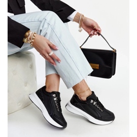 D/GMR Crne Taima tenisice s platformom crna