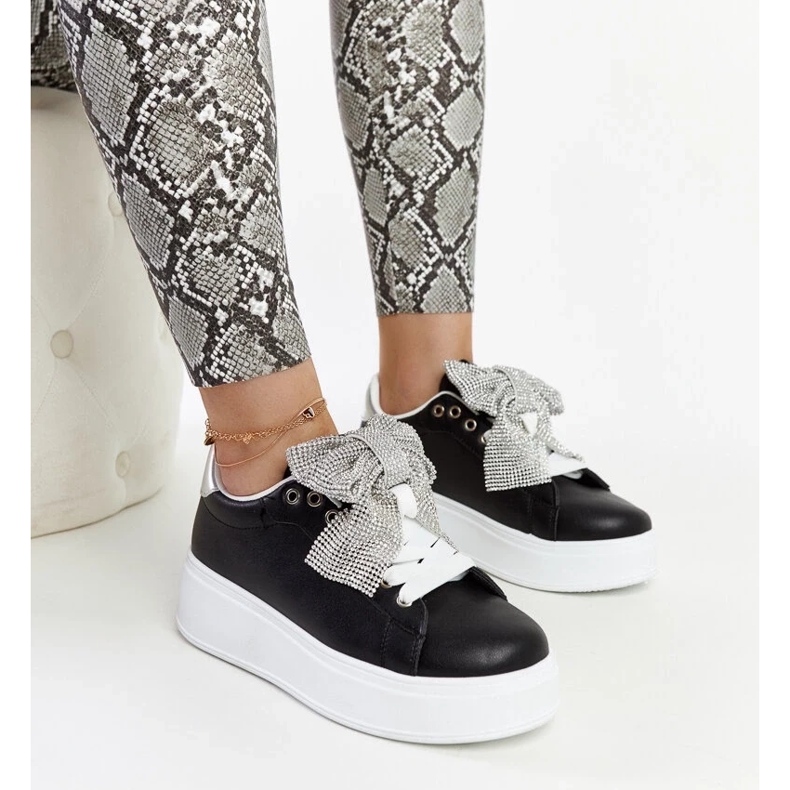 D/GMR Crne tenisice na visoku platformu Rensje