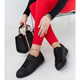 D/GMR Crne Birikti tenisice s platformom crna