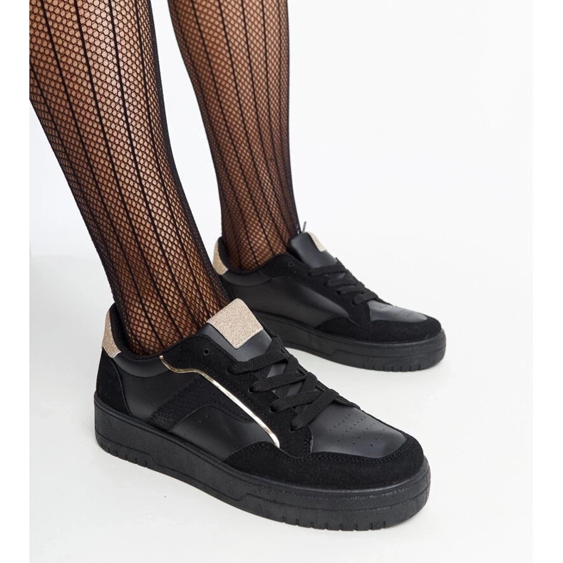 D/GMR Walda crne tenisice s platformom crno