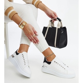 D/GMR Bijele sportske cipele s crnim Meriana umetkom bijela