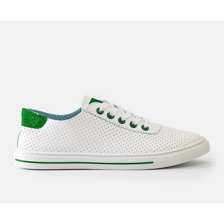 Ženske bijele perforirane tenisice -up tenisice bijela