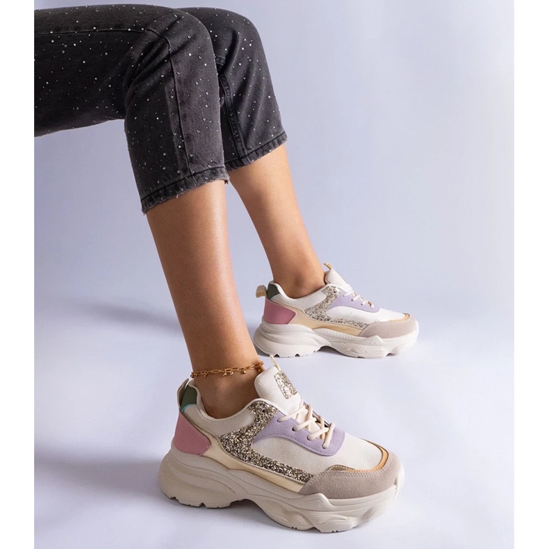 D/CEO Višebojne tenisice sa svjetlucavim Clorinda umetcima raznobojna