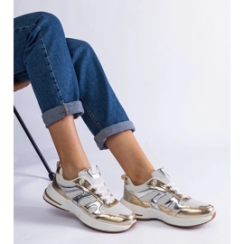 D/CEO Sportske tenisice od tkanine Elayne sa zlatnim umetcima