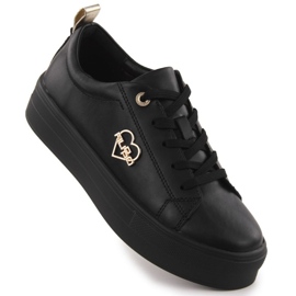 Cipele na crnoj platformi Filippo Paw586b crna