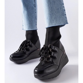 D/CEO Rochon crne čizme na klin crna