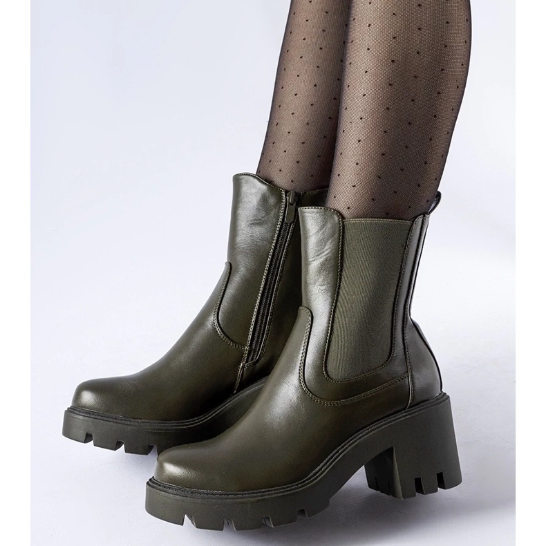 D/CEO Tamnozelene Hattiesburg gležnjače zelena