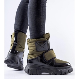 D/CEO Zelene izolirane Hutchinson čizme za snijeg zelena