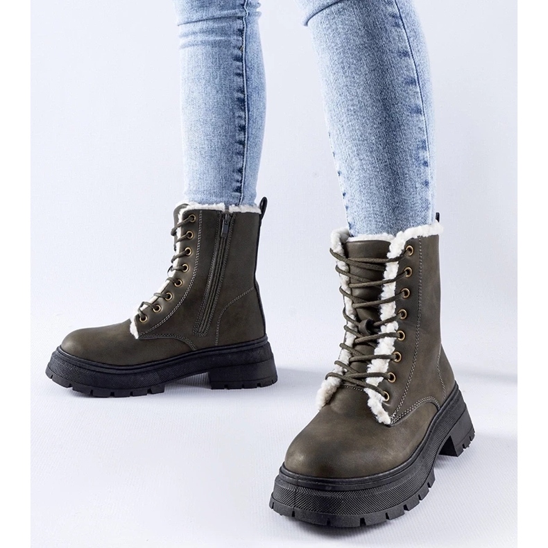 D/CEO Zelene izolirane čizme iz Tadasunija zelena