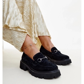 D/CEO Vinceza crne kožne natikače crna