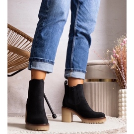 D/CEO Crne gležnjače na upečatljivu Nurea visoku petu crna