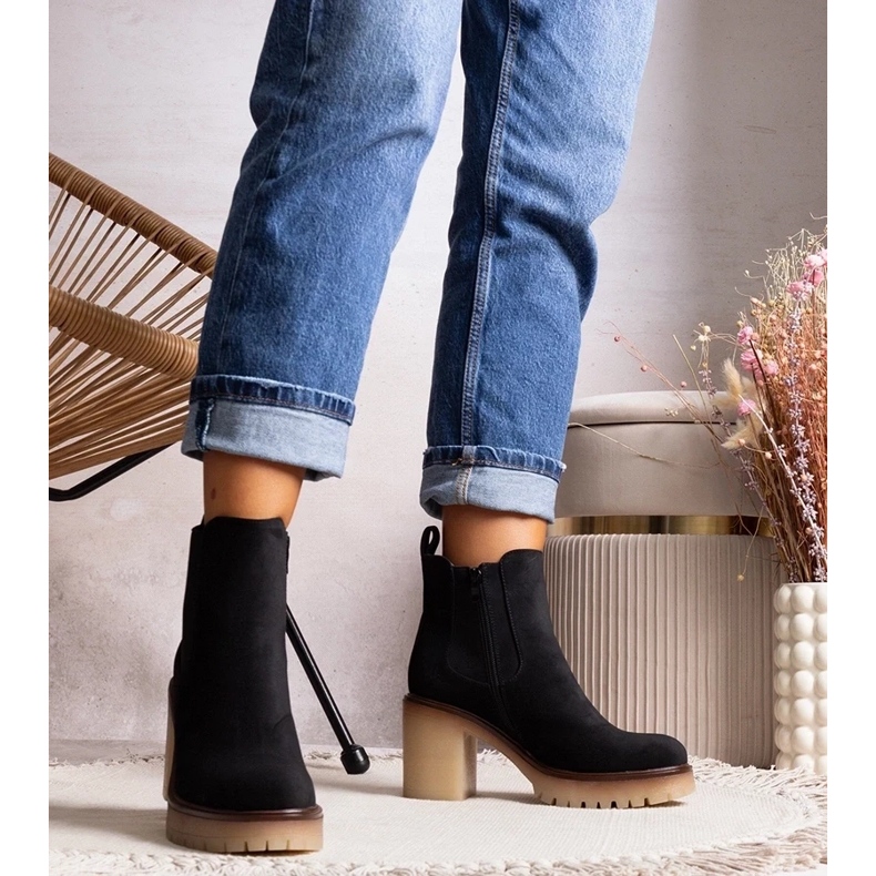 D/CEO Crne gležnjače na upečatljivu Nurea visoku petu crno