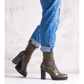 D/CEO Zelene gležnjače od Asera eko kože