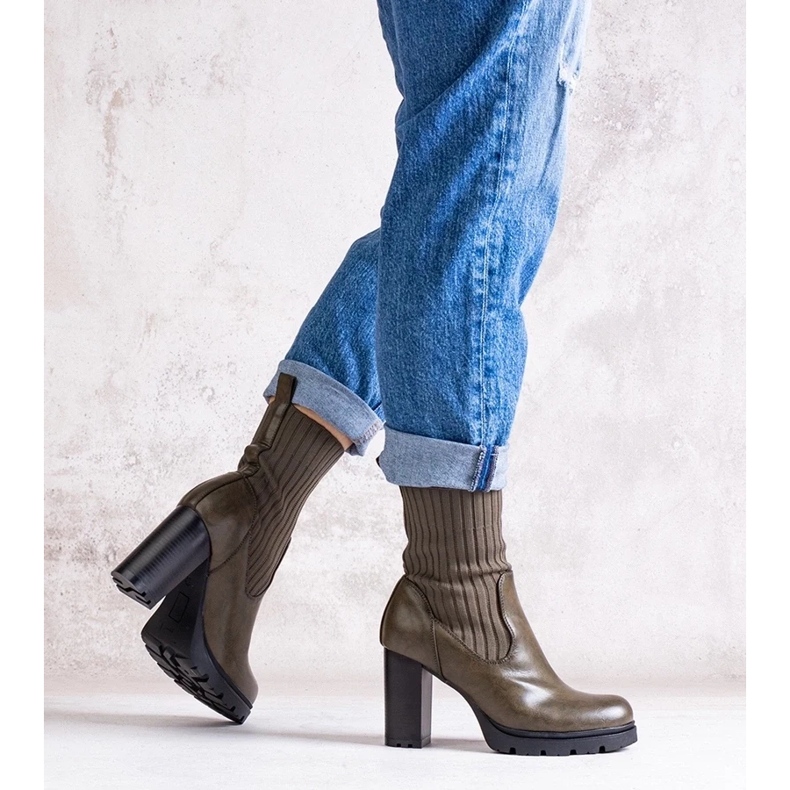 D/CEO Zelene gležnjače od Asera eko kože