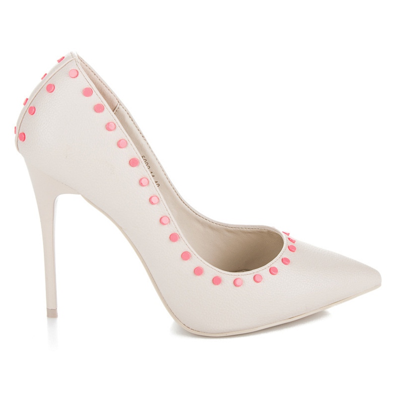 Vices New Collection Bež visoke potpetice