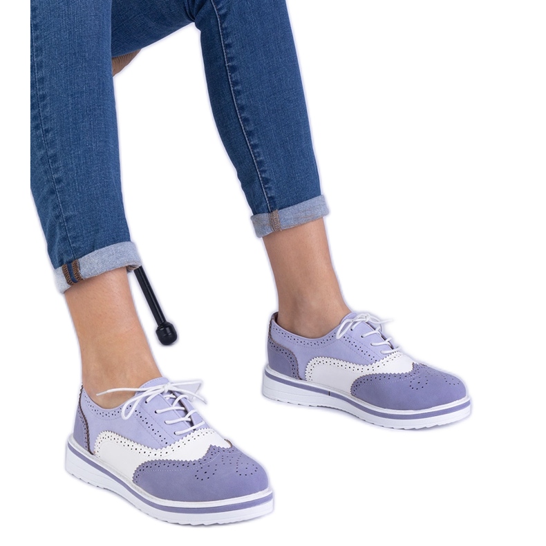 Violet Classic Oxford Cipele ljubičasta