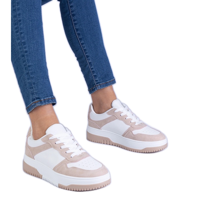 Smeđe tenisice na gustom potplatu smeđa