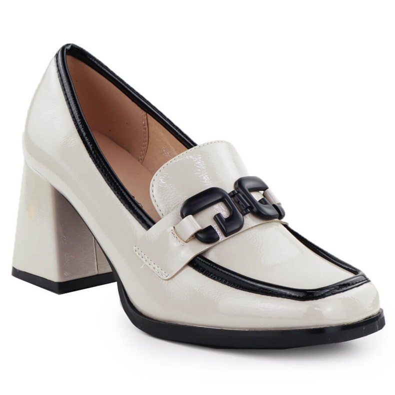 Oslikane ženske cipele na posta Beige Potocki SZ12553 bež