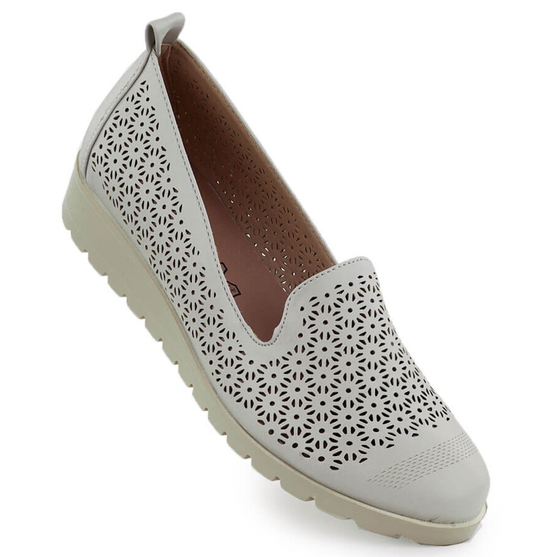 Ženske cipele na nadmorskoj visini Beige M. Daszyński MR1628-20 bež