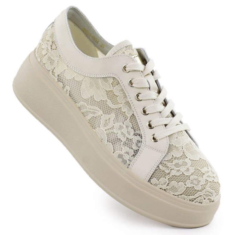 S.Barski Cipele na platformi S. Barski HY51-059 bež