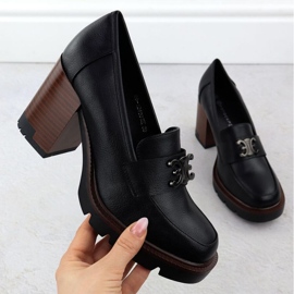 Moccasin cipele na Potocki Posti u SZ12403 WOL287 crna