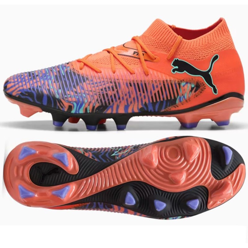 Puma Future 8 Match Kreativnost FG/AG 108431-01 Nogometne cipele naranča