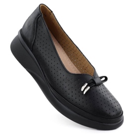 Cipele na crnoj platformi za otvoreni otvor Vinceza 7896