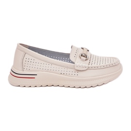 Openwork Vinceza 95331 Prirodni balerine bež