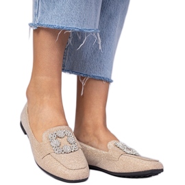 Šampanjske zastoji od cirkona zlatni