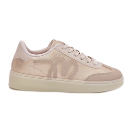 Zlatno-beige Eco-Beige Eco Sportske cipele zlatni