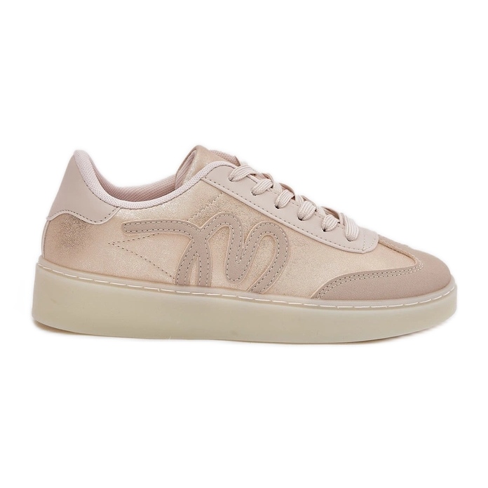 Zlatno-beige Eco-Beige Eco Sportske cipele zlatna