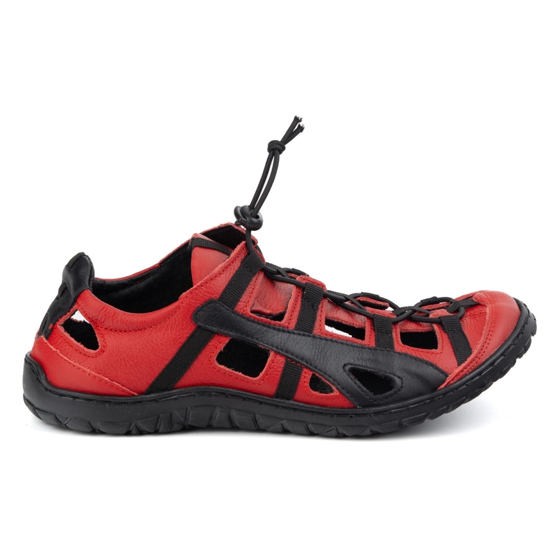 Olivier Muške kožne biciklističke cipele 262kz crvena