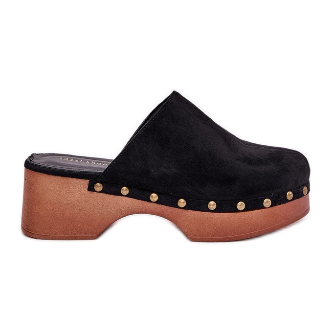 Ženske začepljenja s Eco Suede Crncima crno