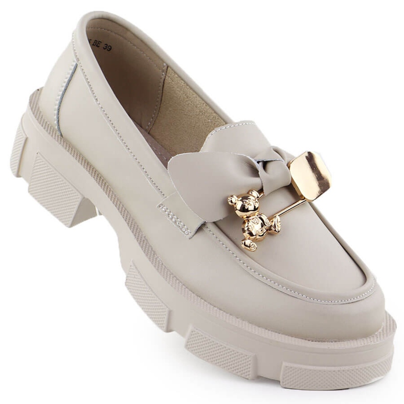 Kožne ženske potpetice filippo dp610 koža bež