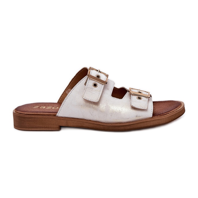 Kožni ravni jastuci s Zazoo 3020 Zloty Zloty obrisani zlatna