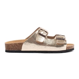 Goodin Zlatni metalni jastuci na ravnom potplatu