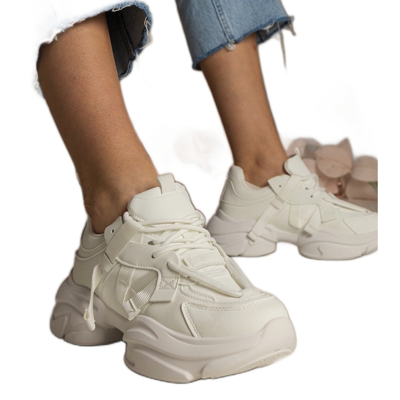 Ženske bijele tenisice masovne sportove bijela