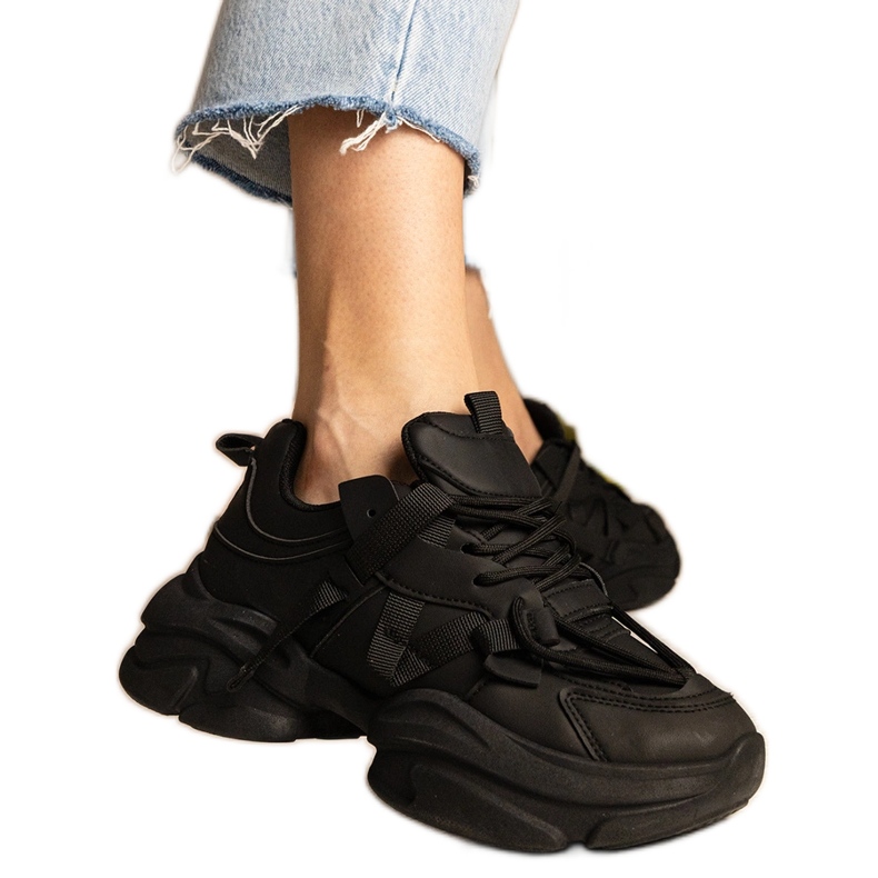 Crne tenisice Ženski masivni sportovi crno