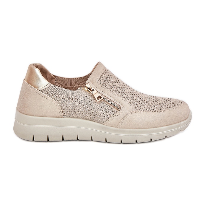 Ženske cipele na platformi sa zlatnim dvorcem zlatna