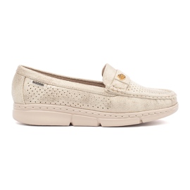 Goodin Golden Openwork Loafers sa zlatnim elementom